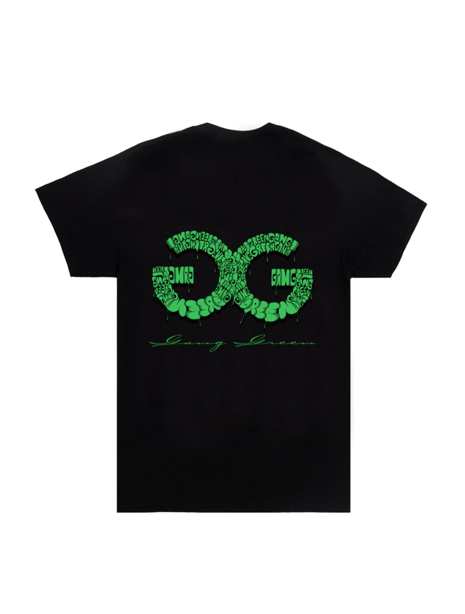 Gang green t shirt top