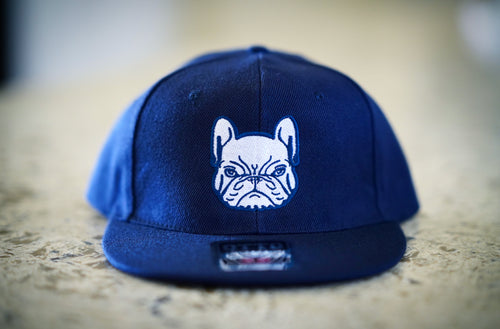 Navy Blue White Head